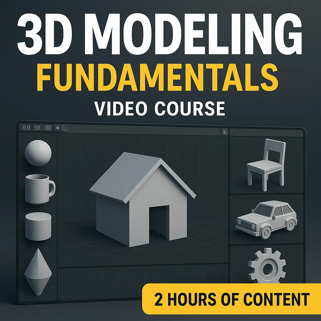3D Modeling Fundamentals Video Course